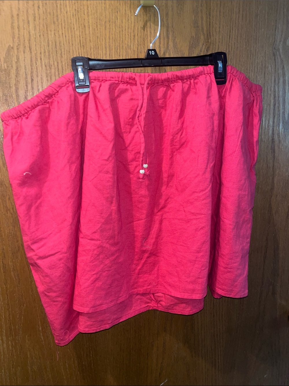a new day Bright Pink Elastic-Waist Circle Skirt NWOT